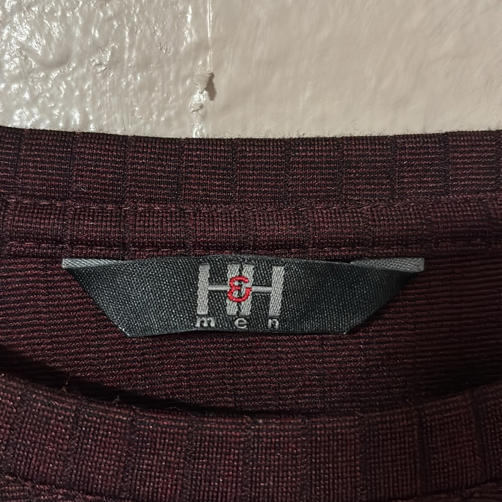 Mens H&H maroon XL shirt - Picture 2 of 4